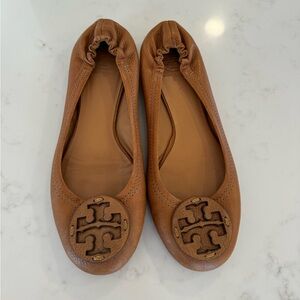 Tory Burch Brown Flats Size 8.5